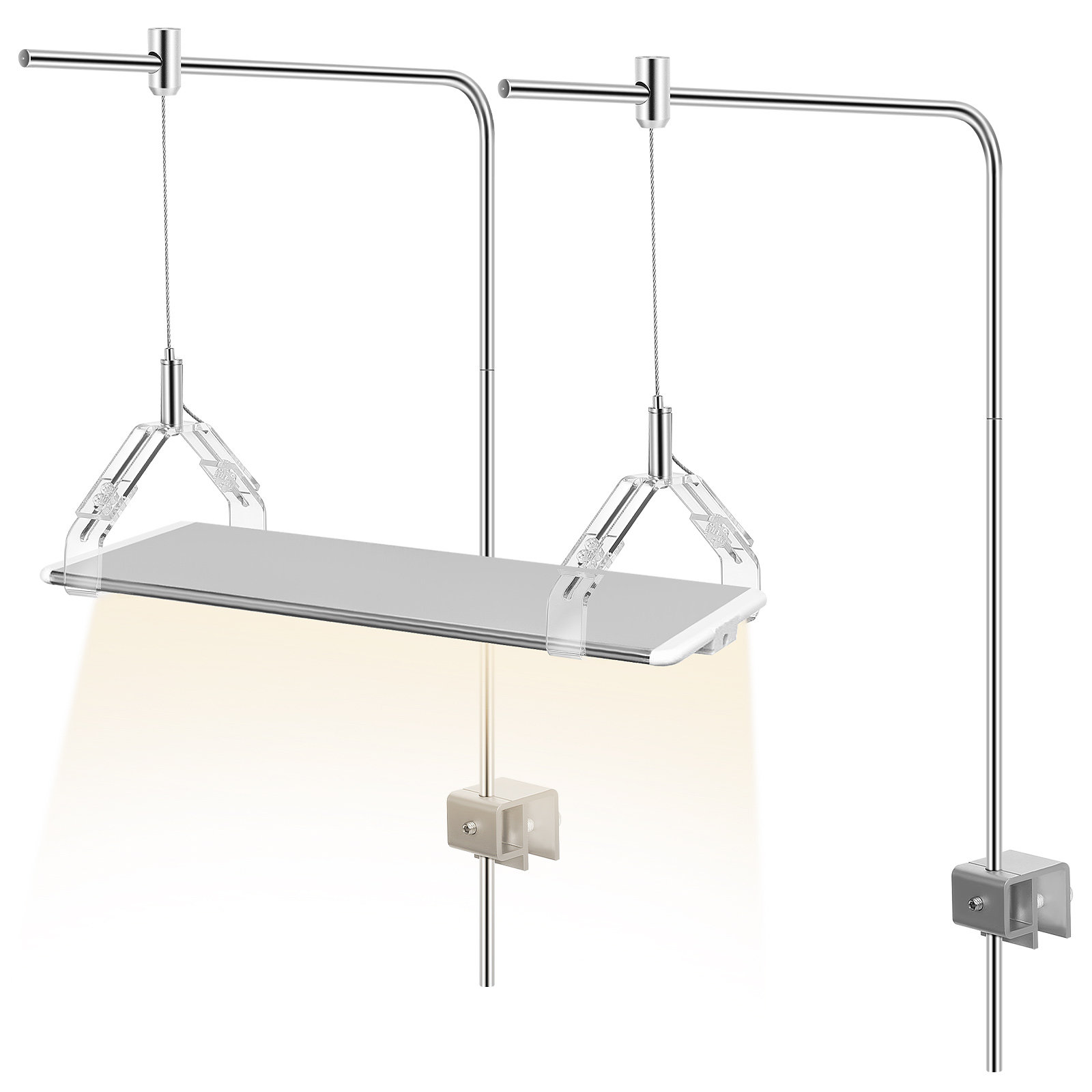 Aquarium Fish Light Lamp - قطعتان من حامل مصباح حوض السمك،