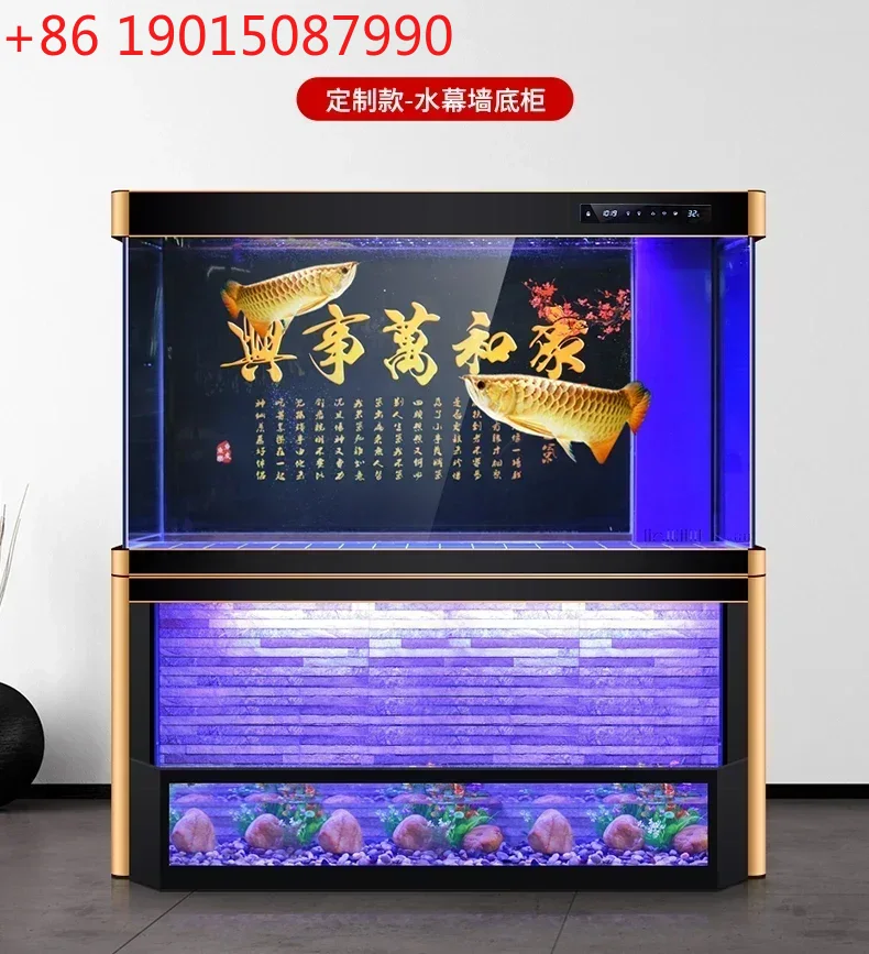 Aquarium Fish Dragon - حوض سمك التنين من سبائك الألومنيوم،