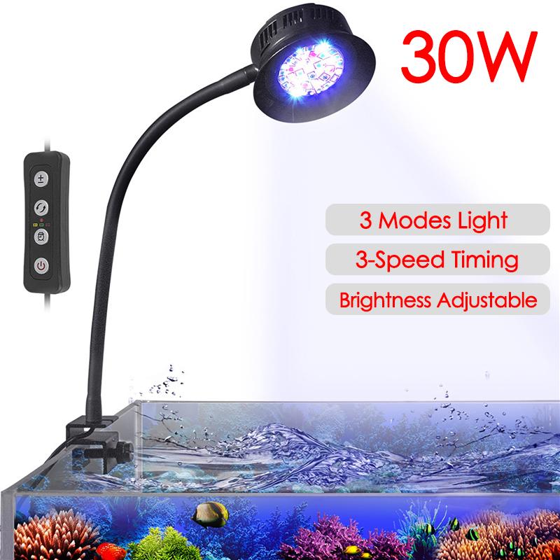 Aquarium Fish Light Lamp - 30 واط حوض السمك خزان الأسماك