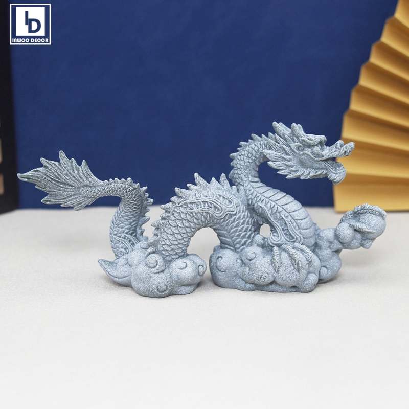 Aquarium Fish Dragon - الحجر الاصطناعي الفيل الأسد التنين التماثيل