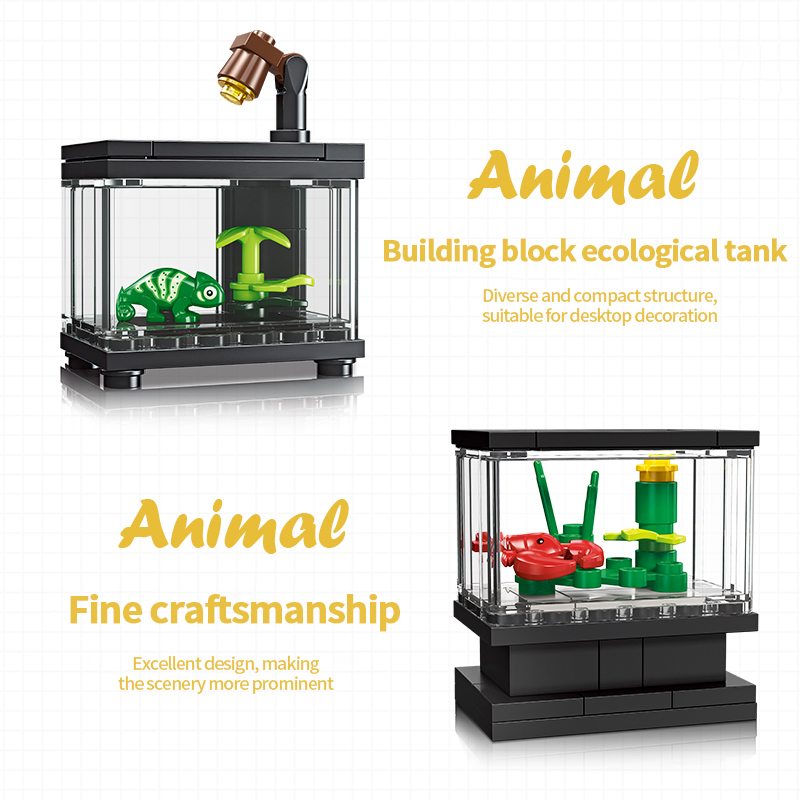مجموعة مكعبات بناء حوض السمك،  - مراجعة Aquarium Fish Lego وسعره