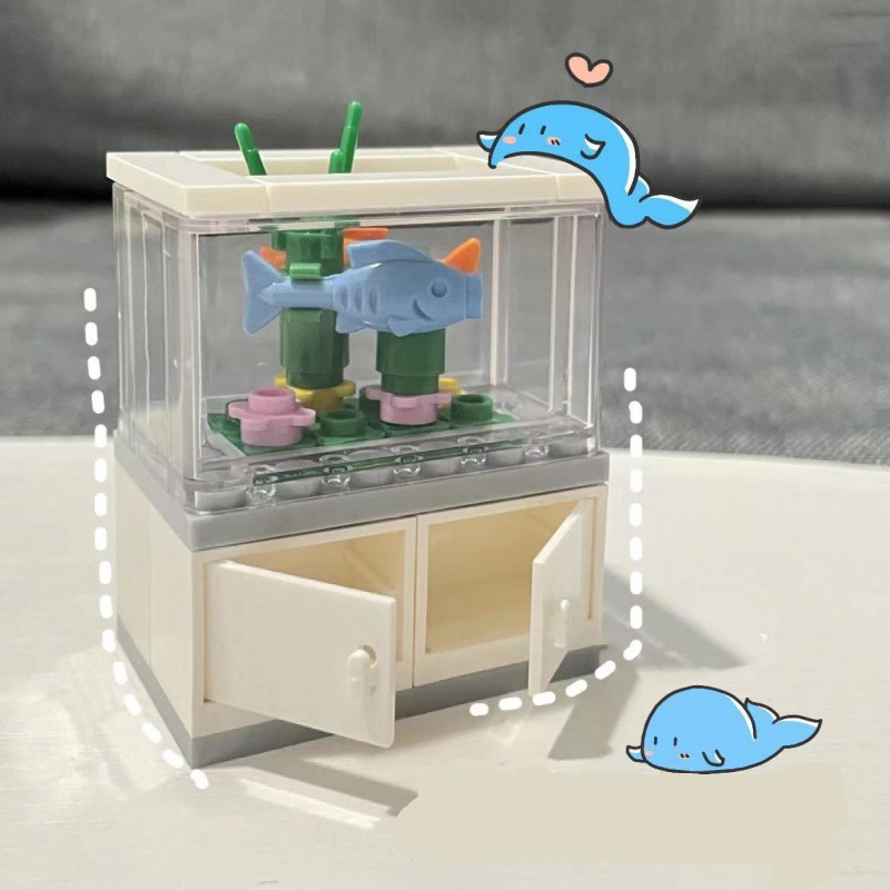 مدينة أصدقاء خزان الأسماك اللب - مراجعة Aquarium Fish Lego وسعره