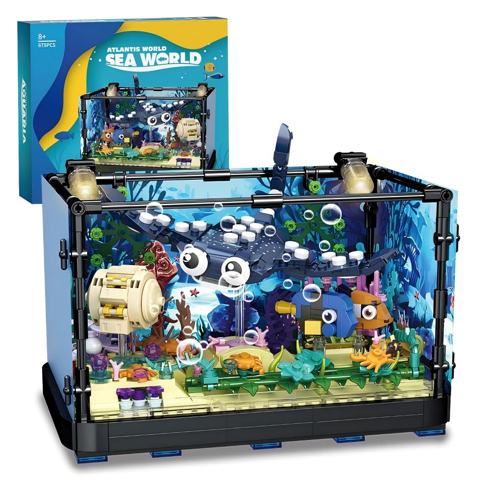 مجموعة بناء حوض السمك - لعبة ح - مراجعة Aquarium Fish Lego وسعره