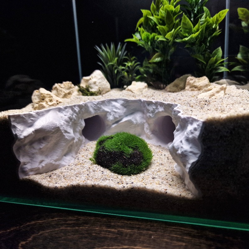 نفق مخبأ 2 في 1 للبر والبحر، م - مراجعة Aquarium Fishland وسعره