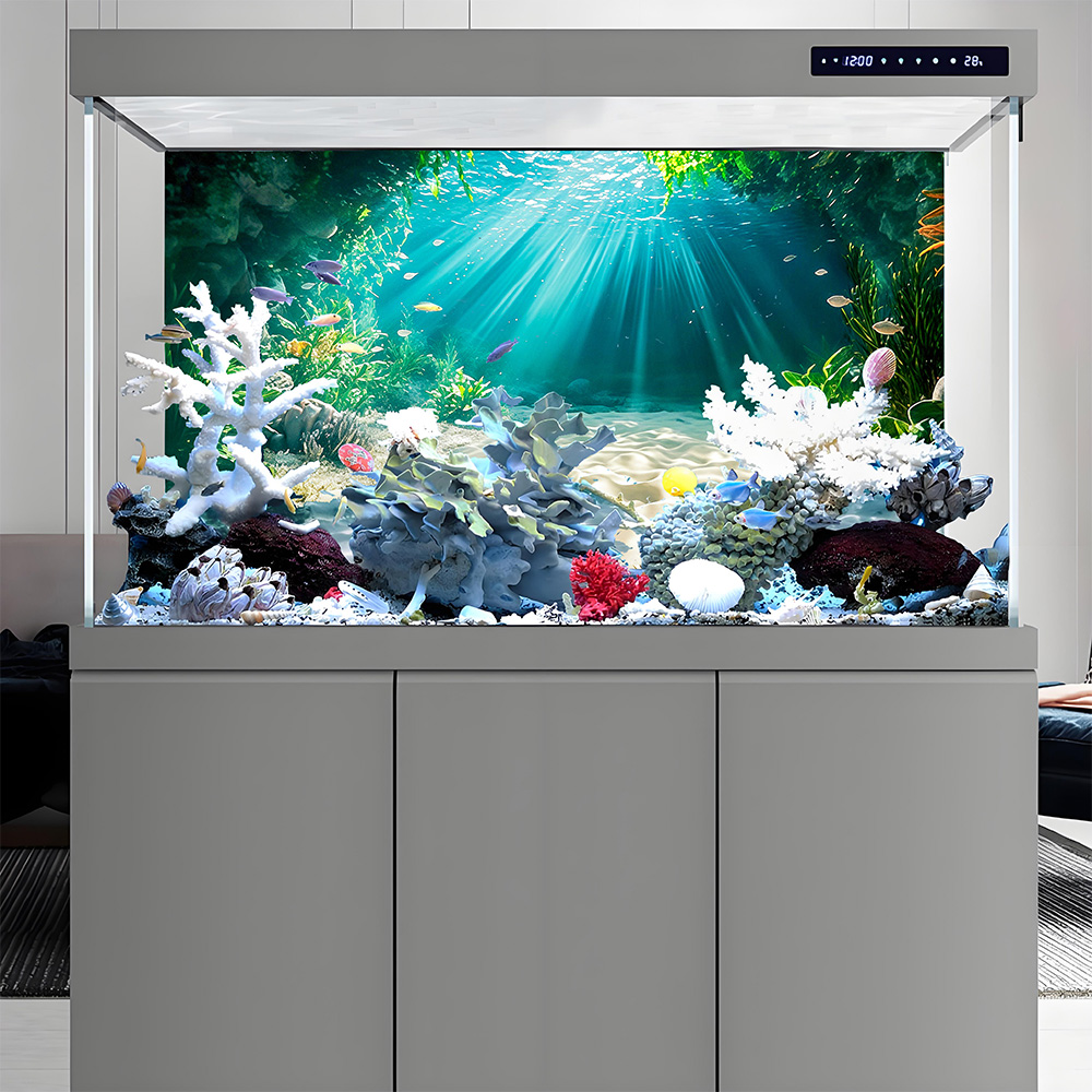 بيتش سيكريت لاند، لوحة خلفية ل - مراجعة Aquarium Fishland وسعره