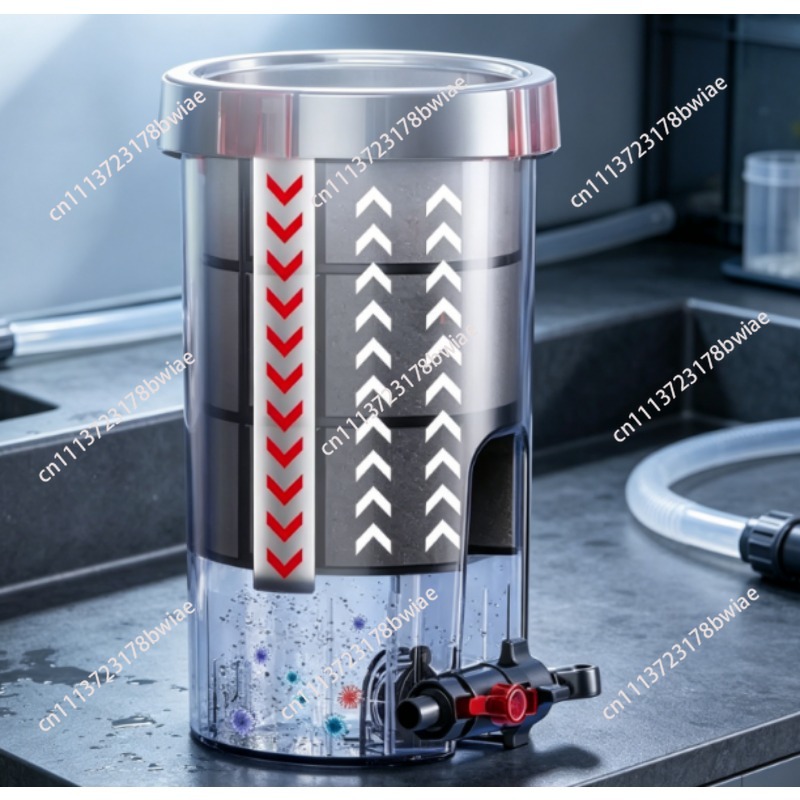 فلتر خارجي صامت للحوض السمكي ب - مراجعة Fish Tank Filter Aquarium وسعره