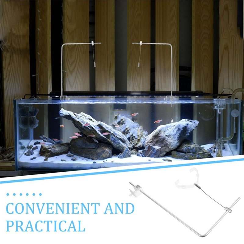 حامل مصباح حوض السمك AB41-2Pcs - مراجعة Aquarium Fish Light Lamp وسعره