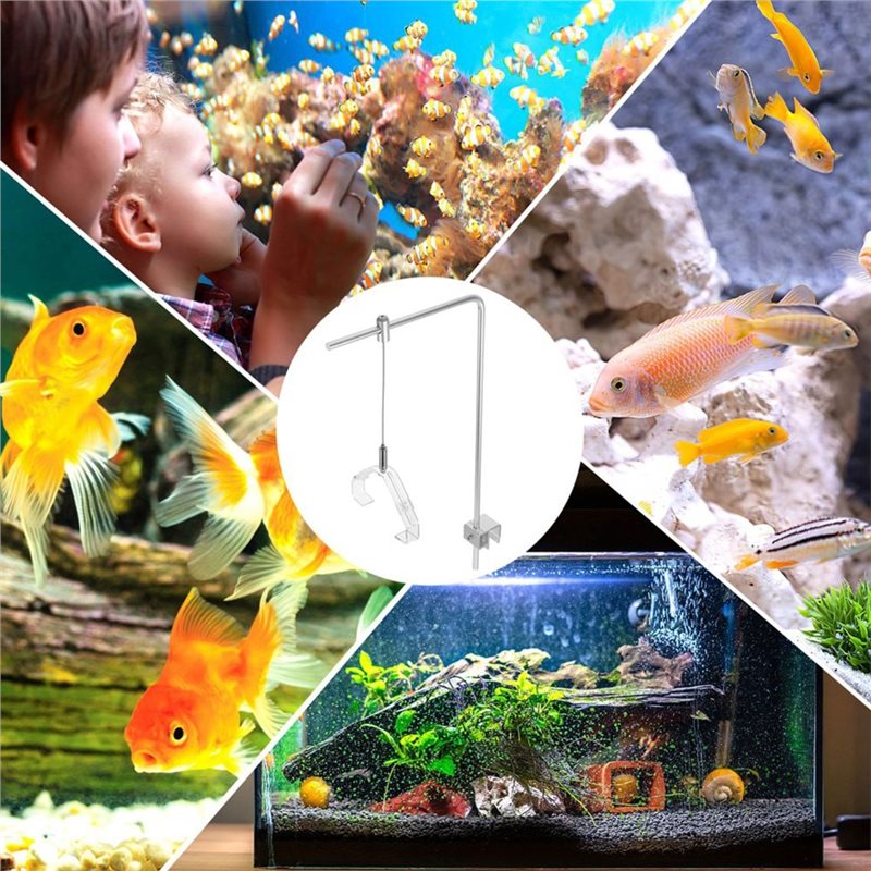حامل مصباح حوض السمك AB41-2Pcs - مراجعة Aquarium Fish Light Lamp وسعره