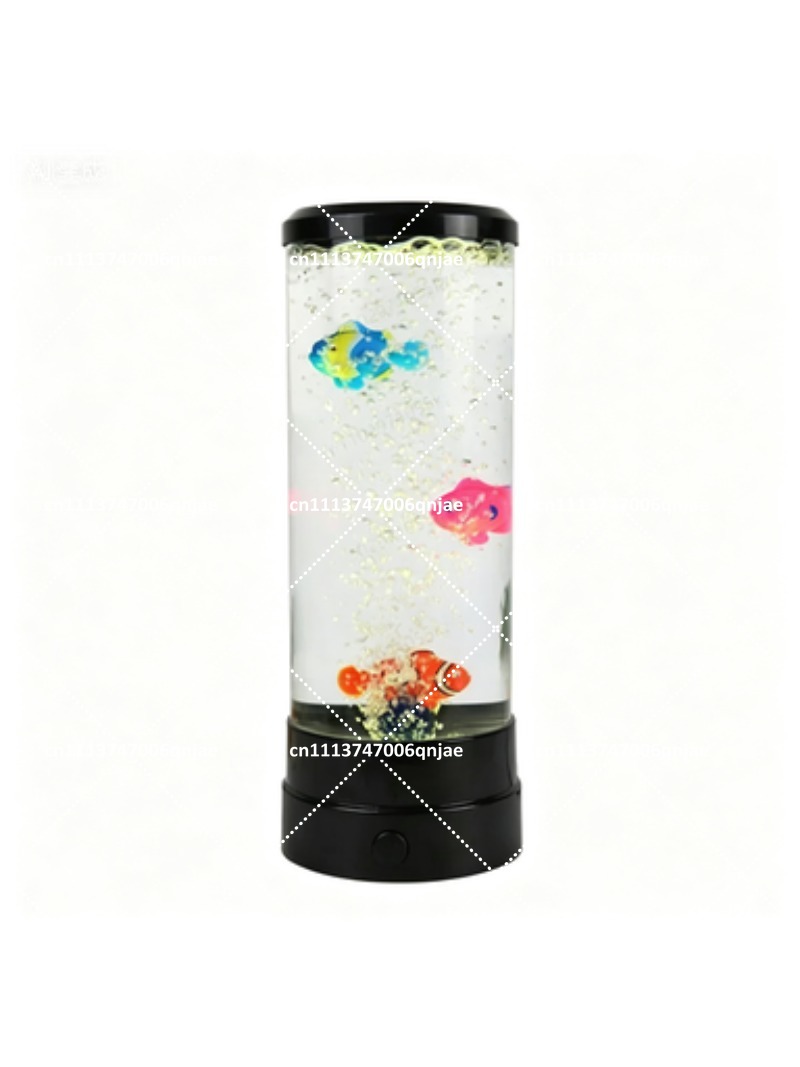 حوض سمك إلكتروني محاكي بإضاءة  - مراجعة Aquarium Fish Light Lamp وسعره