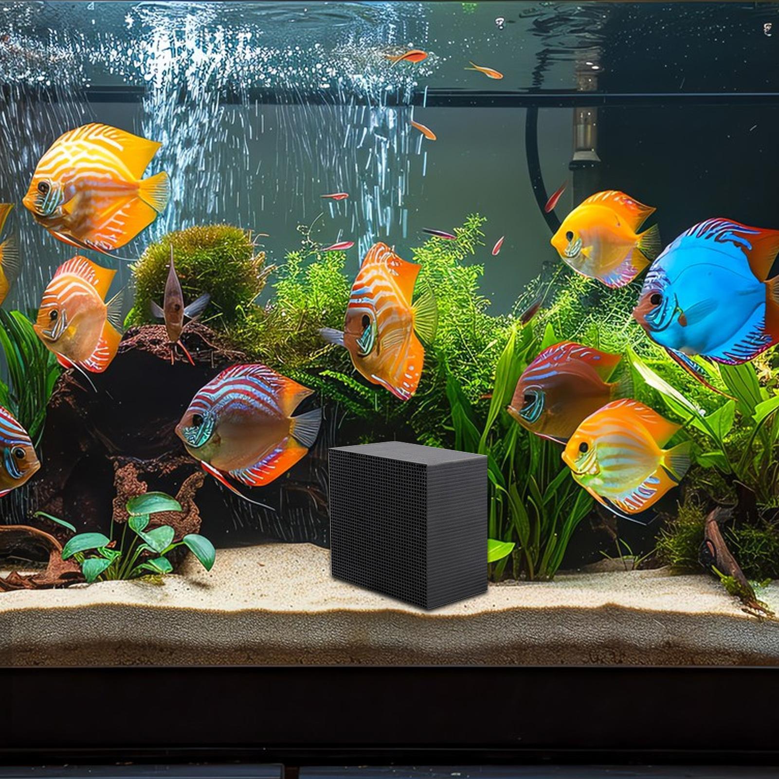 حوض السمك منقي مياه مكعب حوض ا - مراجعة Aquarium Fish Lego وسعره