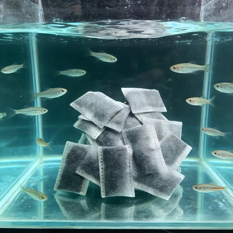 10/20/40 قطعة من أكياس الكربون - مراجعة Fish Tank Filter Aquarium وسعره