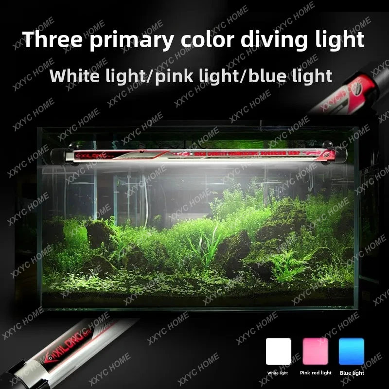 مصباح غوص لحوض السمك ZC، إضاءة - مراجعة Aquarium Fish Light Lamp وسعره