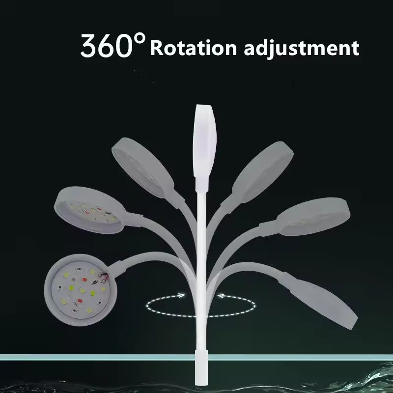 مصباح LED بمشبك USB لحوض السمك - مراجعة Aquarium Fish Light Lamp وسعره