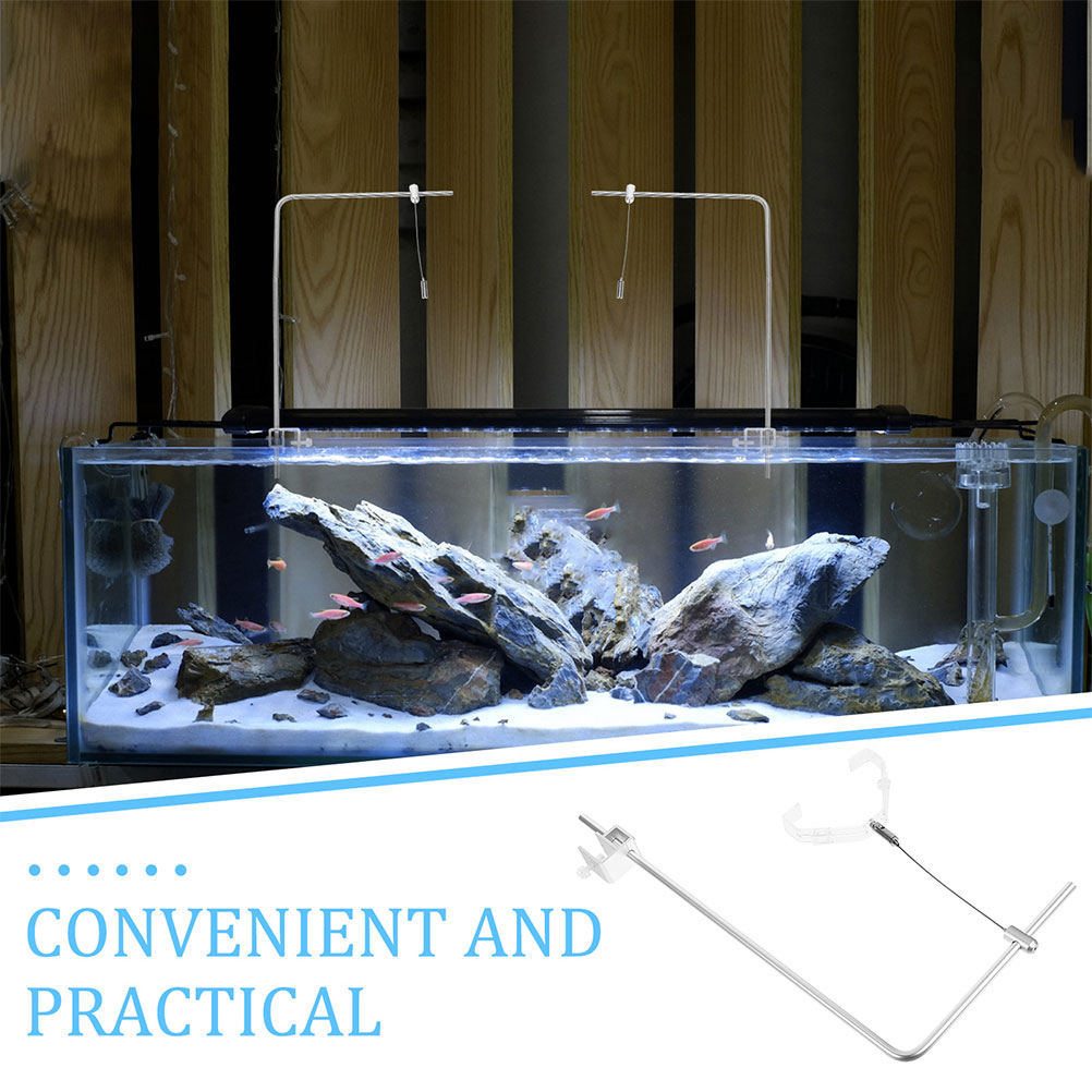 2 قطعة حامل مصباح حوض السمك مع - مراجعة Aquarium Fish Light Lamp وسعره