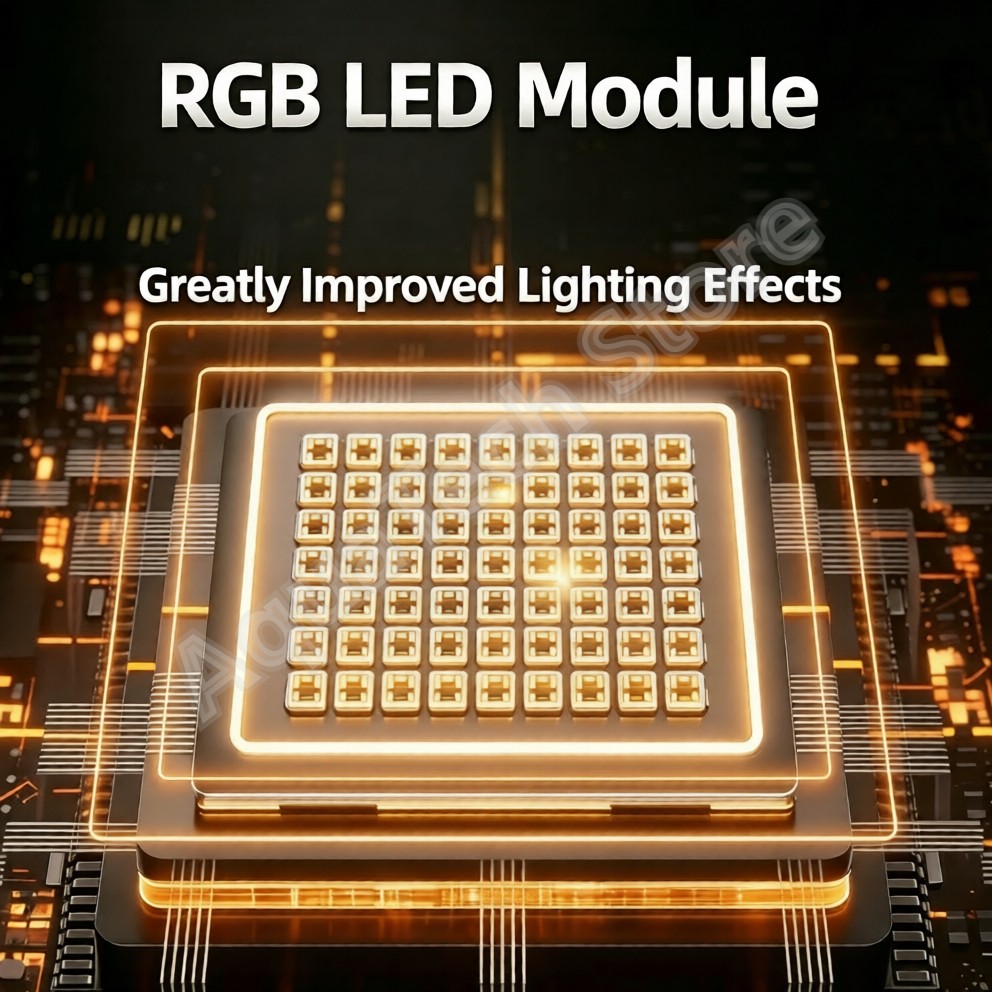 ضوء حوض السمك ANBOCHEN UFO RGB - مراجعة Aquarium Fish App وسعره