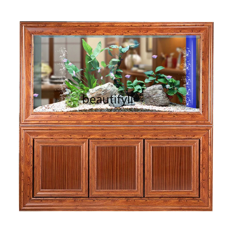 النمط الصيني الخشب الأحمر مثل  - مراجعة Aquarium Fish Dragon وسعره