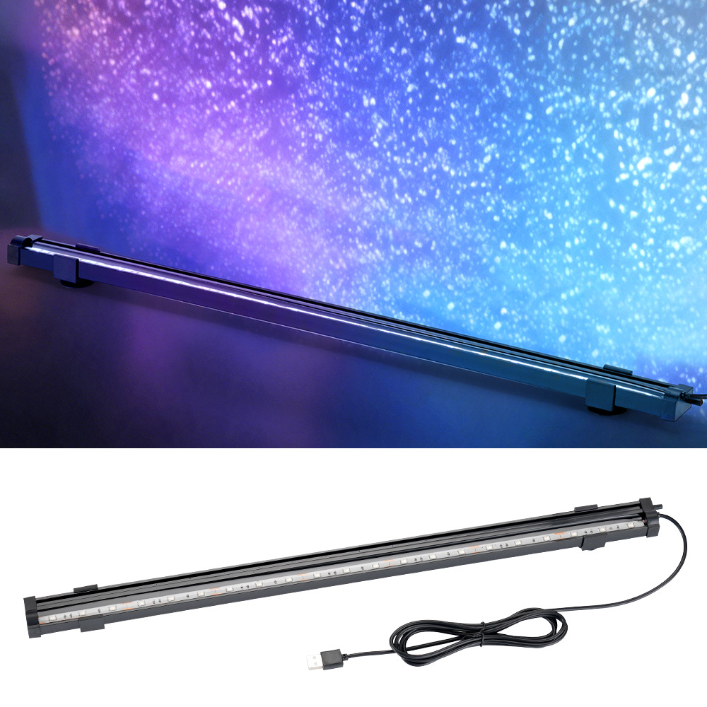 مصباح LED USB لحوض السمك مع فق - مراجعة Aquarium Fish Light Lamp وسعره