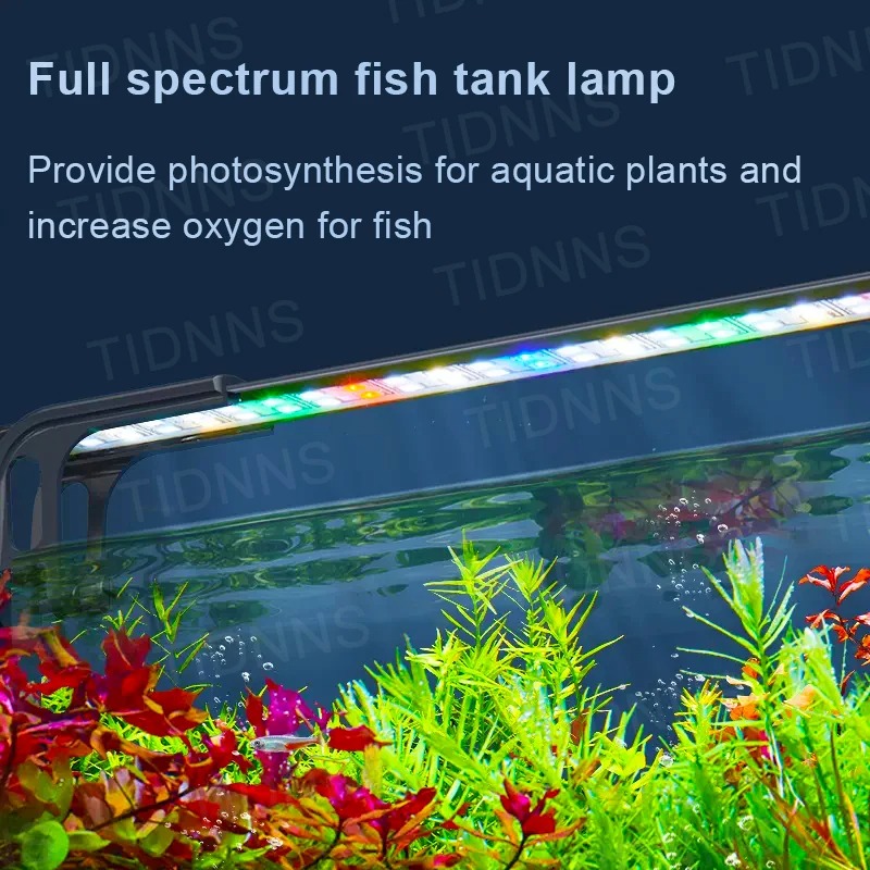 حوض السمك ضوء Led النبات تنمو  - مراجعة Aquarium Fish Light Lamp وسعره